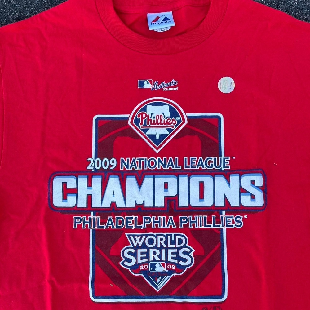 2009 Philadelphia Phillies World Series Champions Shirt size L